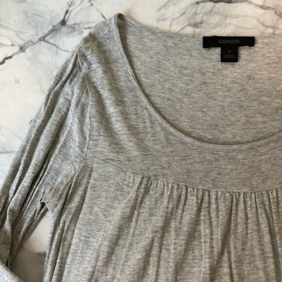 Express Ruched Babydoll Top M - Picture 2 of 2